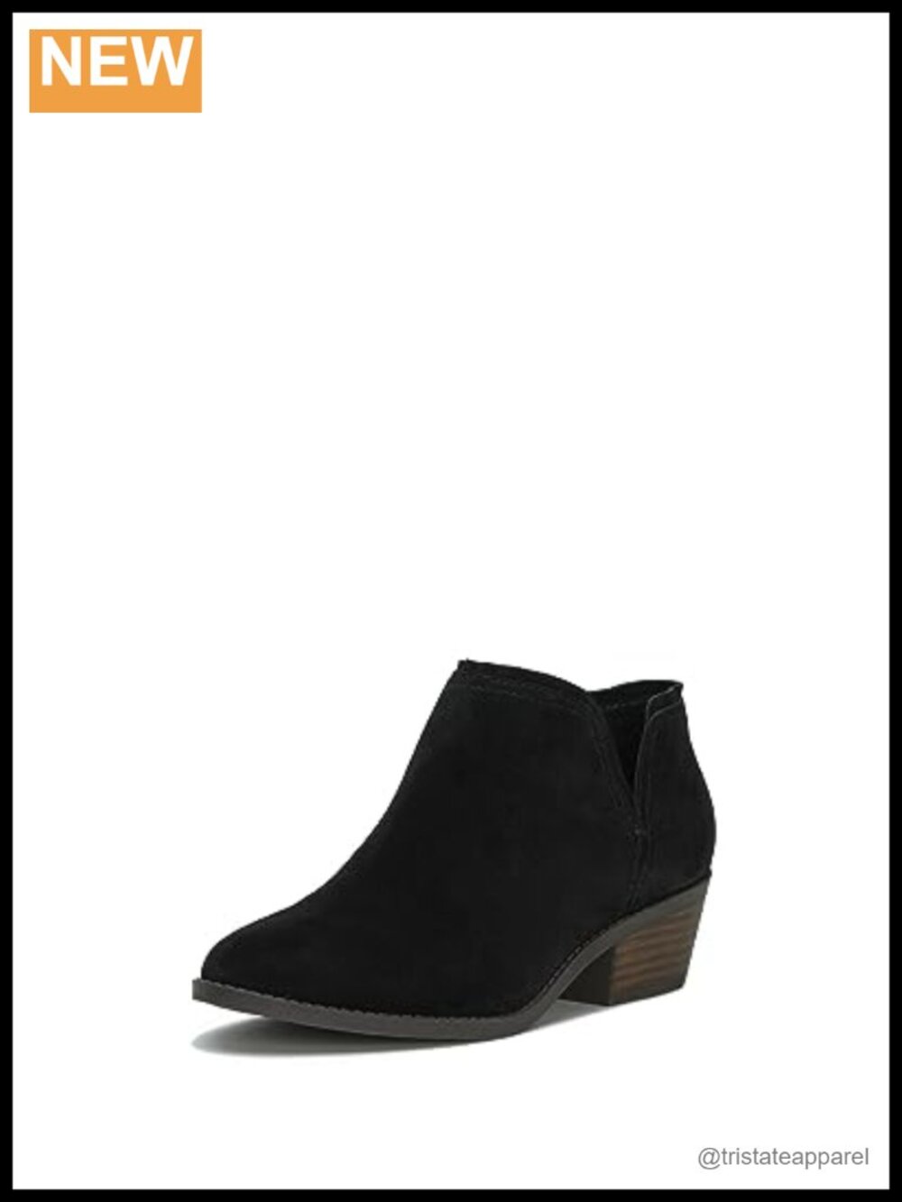 Lucky Brand Ferolia Suede Ankle Bootie with Zipper Closure